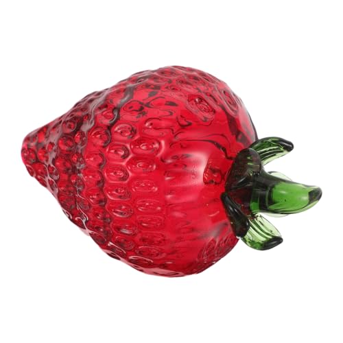 Toyvian Einzigartige Erdbeerfigur Aus Kristall Heimdekoration Künstliches Obst Schreibtischdekoration Für Jungen Und Mädchen Toyvian Einzigartige Erdbeerfigur Aus Kristall Heimdekoration Künstliches Obst Schreibtischdekoration Für Jungen Und Mädchen von Toyvian