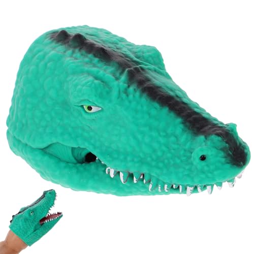Toyvian -Krokodil-Handpuppe interaktives Rolle Alligator Handpuppe für Rollenspiele für Familie Handpuppen Handpuppe Green Toyvian -Krokodil-Handpuppe interaktives Rolle Alligator Handpuppe für Rollenspiele für Familie Handpuppen Handpuppe Green von Toyvian