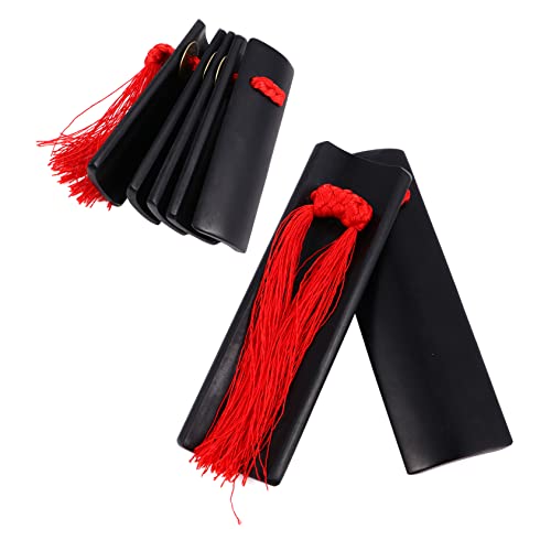 Toyvian Kuaiban Klapper Handgemacht Traditionelles Chinesisches Percussion Instrument für Rhythmustraining und Bühnenperformance Robust Langlebig Schwarz von Toyvian
