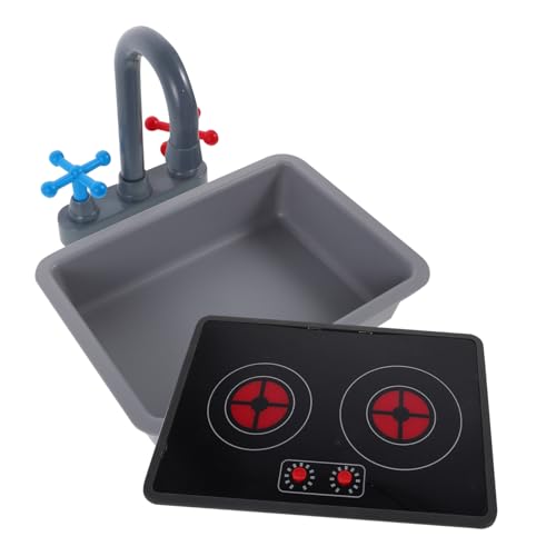 Toyvian Küchenspülen-Spielzeug: Kinderküchen-spielset Mit Realistischem Wasserhahn, Spülbecken, Simuliertem Induktionsherd Und Geschirrspüler, Spielspielzeug – Licht- Und Soundfunktionen Toyvian Küchenspülen-Spielzeug: Kinderküchen-spielset Mit Realistischem Wasserhahn, Spülbecken, Simuliertem Induktionsherd Und Geschirrspüler, Spielspielzeug – Licht- Und Soundfunktionen von Toyvian