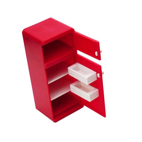 Toyvian Kühlschrank Mit Miniaturansicht Miniatur-küchenkühlschrank- Kinderkühlschrank Lustiges Lernspielzeug Für Kühlschrank Modell Bildungsspielzeug Rot Plastik Toyvian Kühlschrank Mit Miniaturansicht Miniatur-küchenkühlschrank- Kinderkühlschrank Lustiges Lernspielzeug Für Kühlschrank Modell Bildungsspielzeug Rot Plastik von Toyvian