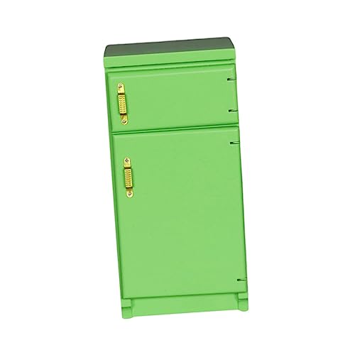 Toyvian Kühlschrank Modell Puppenkleiderbügel Kinderaccessoires Hüpfbälle groß gewerblicher Behälter für kinderspielzeug Mini Kühlschrank Mini-Möbelmodell Holz Green Toyvian Kühlschrank Modell Puppenkleiderbügel Kinderaccessoires Hüpfbälle groß gewerblicher Behälter für kinderspielzeug Mini Kühlschrank Mini-Möbelmodell Holz Green von Toyvian