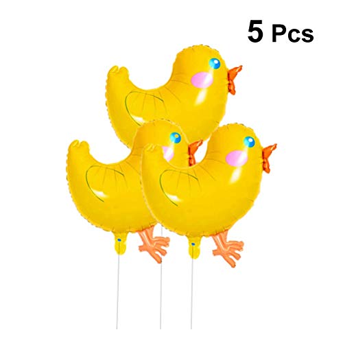 Toyvian Küken Balloons Walking Küken Folienballons für Party Baby Shower Dekoration 5 Stücke Toyvian Küken Balloons Walking Küken Folienballons für Party Baby Shower Dekoration 5 Stücke von Toyvian