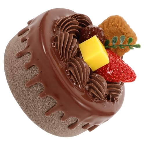 Toyvian Künstliche Kuchensimulation Lebensechter Schaumstoff Realistische Kuchendekorationen Verschiedene Hochzeiten Zarte Fotoattrappen Modellkuchendekor Künstliches Dessertdekor von Toyvian