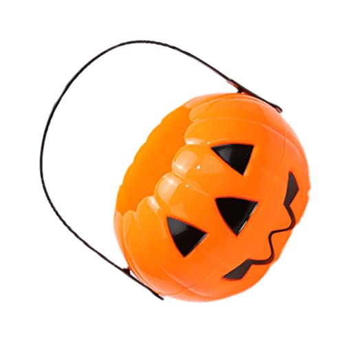 Toyvian Kürbis Eimer halloween halloween toys halloween-dekoration halloween decor Kessel Kürbis-Süßigkeiten-Eimer Eimer mit Griffen Halloween-Süßigkeiten-Eimer Plastik Orange Toyvian Kürbis Eimer halloween halloween toys halloween-dekoration halloween decor Kessel Kürbis-Süßigkeiten-Eimer Eimer mit Griffen Halloween-Süßigkeiten-Eimer Plastik Orange von Toyvian