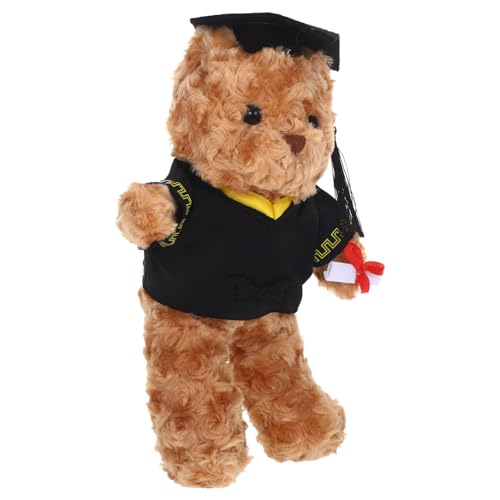 Toyvian Kuscheliger Abschlussbär mit Doktorhut Plüschspielzeug für Abschlussfeiern Süßes Stofftier für Bachelor und Doktoranden Perfektes für Graduierungen und Feiern Toyvian Kuscheliger Abschlussbär mit Doktorhut Plüschspielzeug für Abschlussfeiern Süßes Stofftier für Bachelor und Doktoranden Perfektes für Graduierungen und Feiern von Toyvian