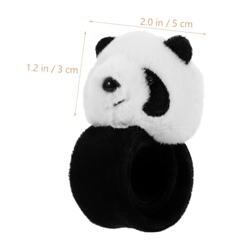 Toyvian Kuscheliges Panda Slap Armband aus Weichem Plüsch Hautfreundliches Schnapparmband für Bequemes Cartoon Handgelenkband Vielseitiges Partyspielzeug und Lustiges Accessoire von Toyvian