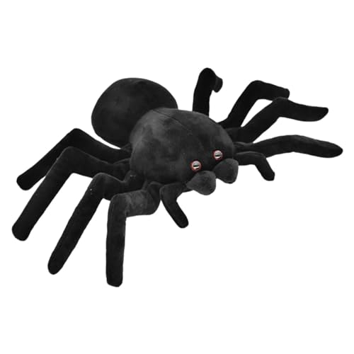 Toyvian Kuschelspinne Plüschtier Riesen Spinnenkissen Weiches Stofftier mit PP Baumwolle für Sofa Schlafzimmer und Halloween Dekoration von Toyvian
