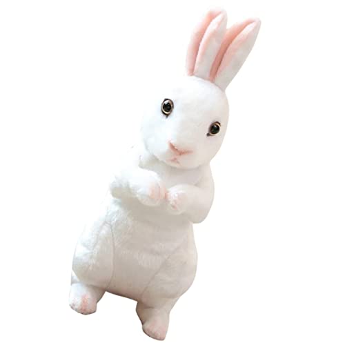 Toyvian Kuscheltier Hase Weiches Plüschspielzeug für Niedliches Tragbares Stofftier Schlafen Deko für Kinderzimmer und Bücherregale Toyvian Kuscheltier Hase Weiches Plüschspielzeug für Niedliches Tragbares Stofftier Schlafen Deko für Kinderzimmer und Bücherregale von Toyvian