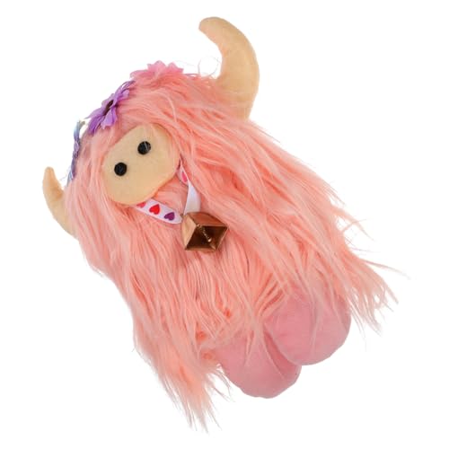 Toyvian Kuscheltier Kuh Dekoration Weiches Plüschcow für Teenager Schlafbegleiter und Wohnraumgestaltung Hochwertige Langlebige und Sichere Materialien Süße Highland Cow mit von Toyvian