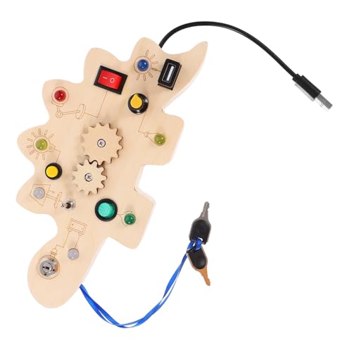 Toyvian Interaktive Dino-Platine Für Kleinkinder Beschäftigungsbrett Kinderspielzeug Mit Knöpfen Toyvian Interaktive Dino-Platine Für Kleinkinder Beschäftigungsbrett Kinderspielzeug Mit Knöpfen von Toyvian