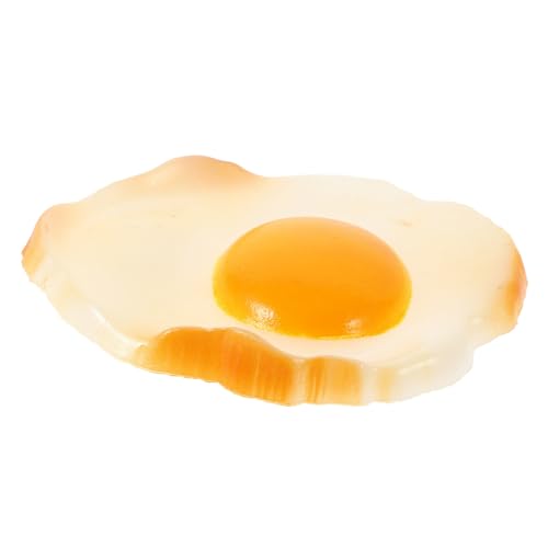 Toyvian Lebensechtes Spiegelei Modell aus Robustem PVC Dekoratives Küchenornament Langlebiges Fake Fried Egg Realistische Nachbildung für Fotografie und Spielspaß Toyvian Lebensechtes Spiegelei Modell aus Robustem PVC Dekoratives Küchenornament Langlebiges Fake Fried Egg Realistische Nachbildung für Fotografie und Spielspaß von Toyvian