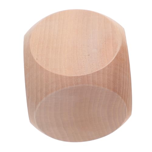 Toyvian Leere Leere Blöcke Leeres Brettspiel Halloween-trinkspiele Trinkspiele Für Die Erwachsenenparty Essenswürfel Euchre- Paar Spiele Beige Holz von Toyvian