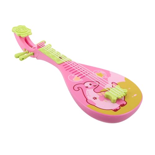 Toyvian Leichtes Kindersicheres Chinesisches Lute-Instrument mit Dinosaurier-Motiv Ergonomisch für Kleine Hände Fördert Feinmotorik und Musikalisches Lernen Bühnenrequisite von Toyvian