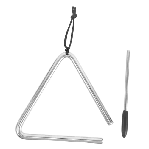 Toyvian Leichtes Triangel Percussion Instrument für Rhythmusspielzeug Musikalischen Früherziehung Robustes Musikinstrument für Grundschulklassen und Montessori Musikunterricht von Toyvian