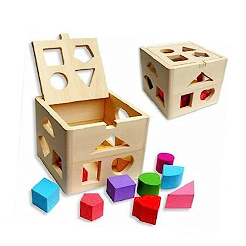 Toyvian Lernspielzeug Holzbaustein Set Für Junge Mädchen Und Kleinkinder Geometrische Formen Und Zahlen Teiliges Kreatives Für Jungen Und Mädchen Motorik Und Wahrnehmung Toyvian Lernspielzeug Holzbaustein Set Für Junge Mädchen Und Kleinkinder Geometrische Formen Und Zahlen Teiliges Kreatives Für Jungen Und Mädchen Motorik Und Wahrnehmung von Toyvian