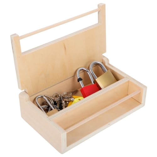 Toyvian Lernspielzeug Für Jungen Und Mädchen Alte Schlüssel Wackelbrett Escape Room-schlösser Toyvian Lernspielzeug Für Jungen Und Mädchen Alte Schlüssel Wackelbrett Escape Room-schlösser von Toyvian
