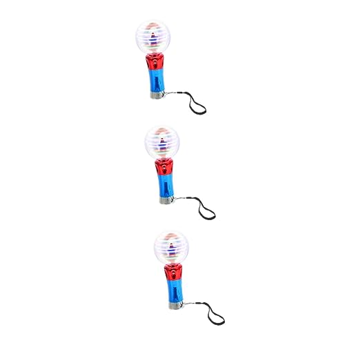 Toyvian Leuchte Zauberstab 3st Leuchtstab Orbiter Zauberstab Aufleuchten Beleuchteter Zauberstab Für Mädchen Sternenprinzessin Führte Zauberstab Party Blinkender Zauberstab Kind Led Plastik Requisiten von Toyvian