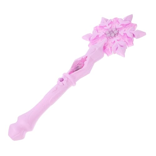 Toyvian Leuchtender Schneeflocken Zauberstab für Mädchen Robustes mit LED Tragbar und Sicher für Geburtstagsparty Cosplay Halloween und Weihnachtsfeier von Toyvian