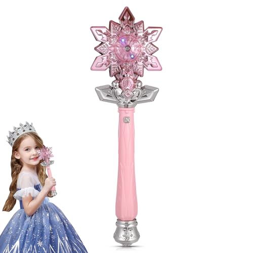 Toyvian Fee Mit Nebelsprühlichtern Schneeflocken-Design Musical Für Kinder Für Prinzessinnenpartys von Toyvian