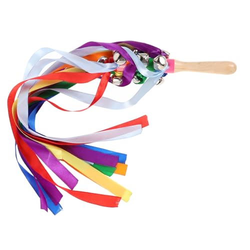 Toyvian Luftschlangen auf einem Stock Gymnastikband Regenbogenband Festliche Bänder Rhythmische Bewegungsspielzeug Farbige Bänder fließt Luftschlangen kleben -Streamer Schleife Toyvian Luftschlangen auf einem Stock Gymnastikband Regenbogenband Festliche Bänder Rhythmische Bewegungsspielzeug Farbige Bänder fließt Luftschlangen kleben -Streamer Schleife von Toyvian