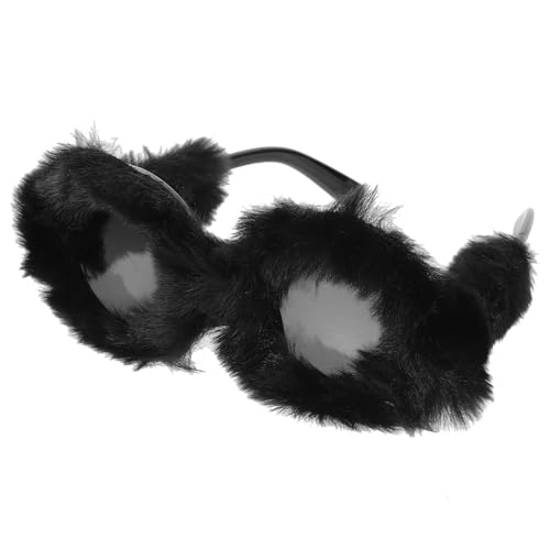 Toyvian Lustige Halloween Punk Flauschige Runde Verrückt Gläser Ausgefallene Für Damen Geburtstag Über Klein Abs Geformt Erwachsene Led Black Plüsch Toyvian Lustige Halloween Punk Flauschige Runde Verrückt Gläser Ausgefallene Für Damen Geburtstag Über Klein Abs Geformt Erwachsene Led Black Plüsch von Toyvian