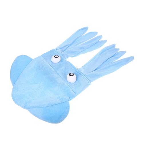 Toyvian Lustiger Blauer Octopus Hut für Kreative Faschingsmütze Bequemes Material Einzigartiges Halloween Kostüm für Geburtstag Festival und Bühnenauftritte von Toyvian