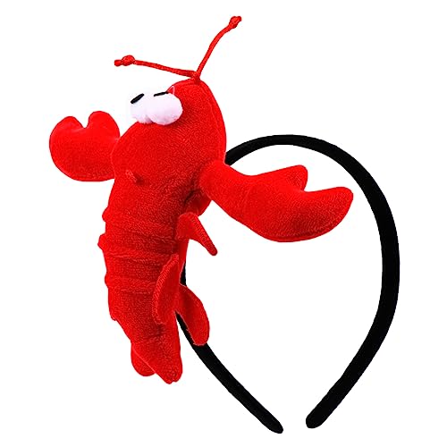 Toyvian Lustiger Deko Haarreifen Großer Hummer üsch Haarband Niedliches Lebensmittel Design Ideal Kostüme Partys Farbige Kopfaccessoires für ädchen und Jungen Leicht und Bequem von Toyvian