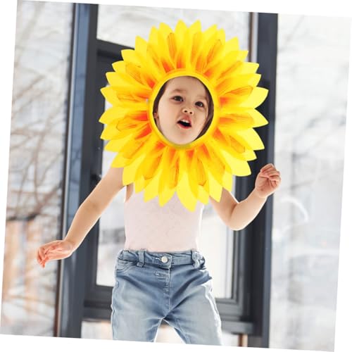 Toyvian Lustiges Sonnenblumen Kopfschmuck mit Grünen Handschuhen Weiches Stoffmaterial Bequem und Hautfreundlich für Halloween Festival und Party Kostümauftritte Kopfgröße Toyvian Lustiges Sonnenblumen Kopfschmuck mit Grünen Handschuhen Weiches Stoffmaterial Bequem und Hautfreundlich für Halloween Festival und Party Kostümauftritte Kopfgröße von Toyvian