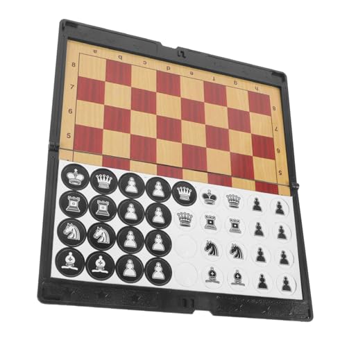 Toyvian Magnetisches Faltbares Reiseschachset aus Langlebigem PVC Tragbares Schachspiel für Erwachsene und Rutschfestes Schachbrett für Party und Autofahrt Teiliges Set Toyvian Magnetisches Faltbares Reiseschachset aus Langlebigem PVC Tragbares Schachspiel für Erwachsene und Rutschfestes Schachbrett für Party und Autofahrt Teiliges Set von Toyvian