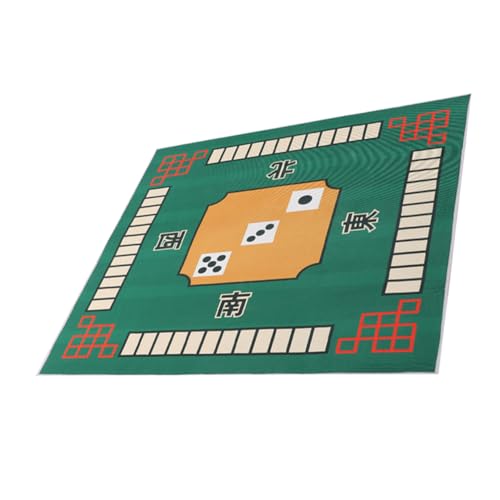 Toyvian Mahjong-Matte Mahjong-Tisch Brettspieltisch Pokertisch Klappbar Pokertisch Dominotisch Tischspiele Outdoor-Mahjong Klappbarer Kartentisch Mahjong-Fliesen Spiel Spiele Polyester von Toyvian