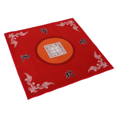 Toyvian Mahjong-tischdecke Universelle Tischdeckenmatte Mahjong- Und Kartenspielzubehör Spieltischabdeckung Für Partys Tischdecke Für Brettspiele Karte Tischmatte Spielmatte Rot Stoff Toyvian Mahjong-tischdecke Universelle Tischdeckenmatte Mahjong- Und Kartenspielzubehör Spieltischabdeckung Für Partys Tischdecke Für Brettspiele Karte Tischmatte Spielmatte Rot Stoff von Toyvian