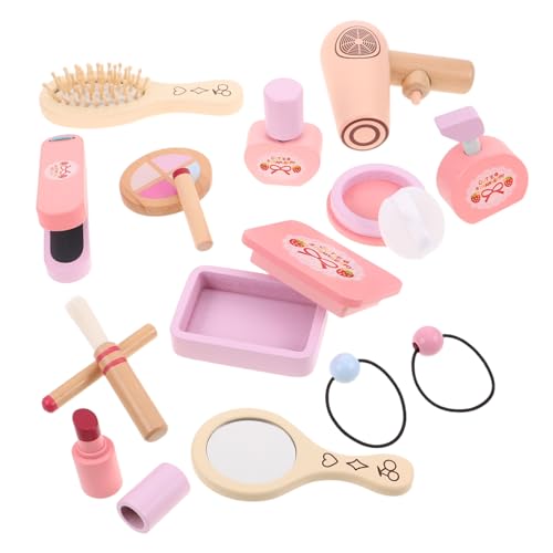Toyvian Make -up -spielzeugset Stellen Sie Sich Von Play -Styling Vor Friseursalonspielzeug Für Mädchen Cosmetics Toys Prinzessin Spielt Make -up - Rosa Holz Toyvian Make -up -spielzeugset Stellen Sie Sich Von Play -Styling Vor Friseursalonspielzeug Für Mädchen Cosmetics Toys Prinzessin Spielt Make -up - Rosa Holz von Toyvian