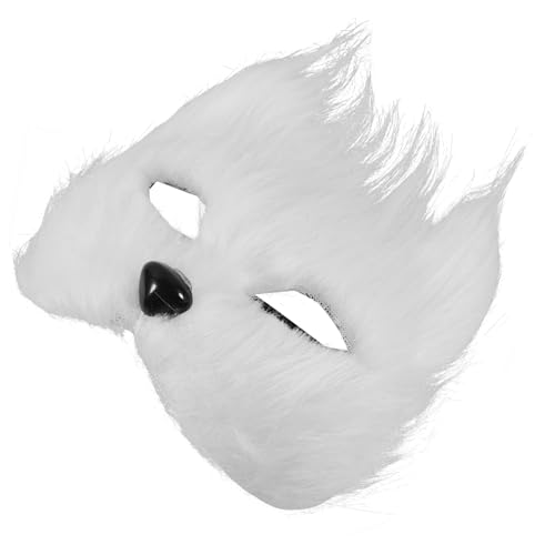 Toyvian Mask Halbe Maske Für Halloween Cosplay Tier Maske Für Karneval Und Maskenbälle Bequeme Und Sichtbare Augenlöcher Für Erwachsene von Toyvian
