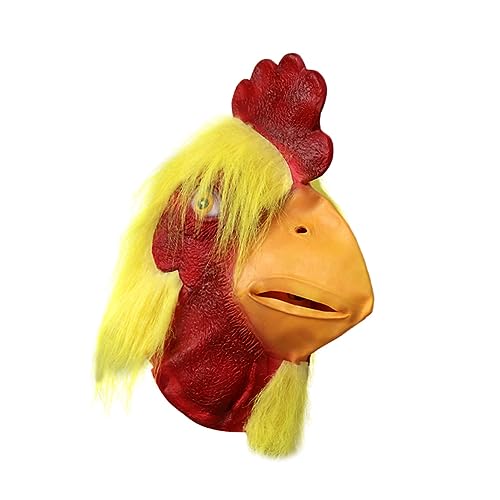 Toyvian Maske Tierhaarband Halloween Kostüm Halloween Lustiger Hahn Cosplay Requisiten Hühnerhut Verrückte Hüte Für Gelbe Emulsion Toyvian Maske Tierhaarband Halloween Kostüm Halloween Lustiger Hahn Cosplay Requisiten Hühnerhut Verrückte Hüte Für Gelbe Emulsion von Toyvian