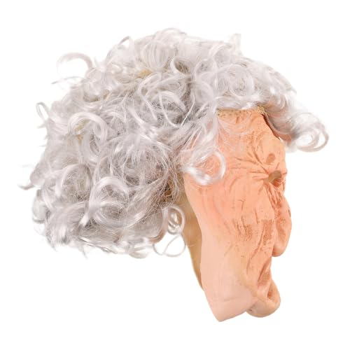 Toyvian Maske des Alten Mannes Realistische Maske Kostüm Cosplay Kopfbedeckung Realistische Gesichtsmaske Partymasken Lustig Lustige Perücken Für Party Perückenkostüm Für Herren Emulsion Toyvian Maske des Alten Mannes Realistische Maske Kostüm Cosplay Kopfbedeckung Realistische Gesichtsmaske Partymasken Lustig Lustige Perücken Für Party Perückenkostüm Für Herren Emulsion von Toyvian