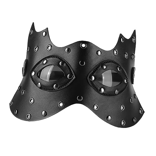 Toyvian Maskenball Masken Beängstigende Maske Halloween Maske Geführt Cosplay Maskerademaske Tanzmaske Black Toyvian Maskenball Masken Beängstigende Maske Halloween Maske Geführt Cosplay Maskerademaske Tanzmaske Black von Toyvian