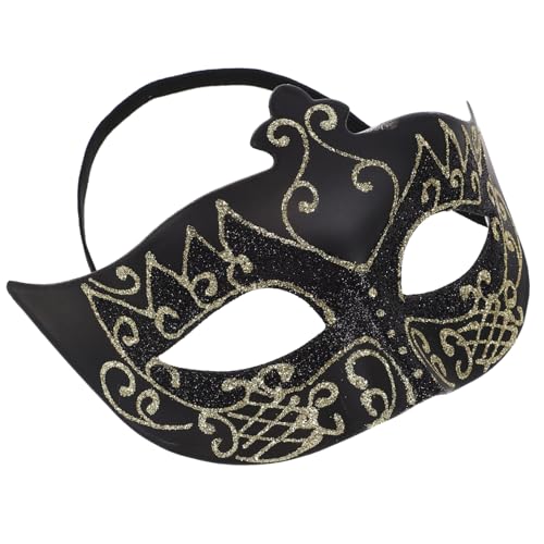 Toyvian Maskerade Ball Maske Für änner Stilvolle Halbgesichtsmaske Für Halloween Und Karneval Elegante Cosplay Maske Mit Goldenen Akzenten Perfekte Verkleidung Für Partys Toyvian Maskerade Ball Maske Für änner Stilvolle Halbgesichtsmaske Für Halloween Und Karneval Elegante Cosplay Maske Mit Goldenen Akzenten Perfekte Verkleidung Für Partys von Toyvian