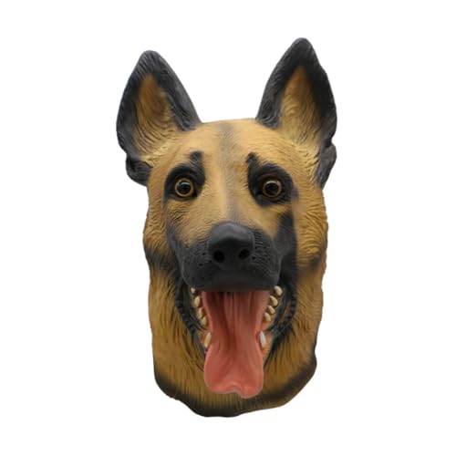 Toyvian Halloween-hundemaske Pelzige Cosplay-requisiten für Erwachsene Naturkautschuk Realistisches Material in Hundeform Bequem für Maskenbälle Toyvian Halloween-hundemaske Pelzige Cosplay-requisiten für Erwachsene Naturkautschuk Realistisches Material in Hundeform Bequem für Maskenbälle von Toyvian