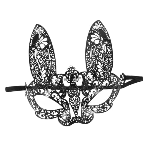 Toyvian Halloween-maskenballmaske Halbmaske Im Venezianischen Stil Strass- Cosplay für Erwachsene und Jungen und Mädchen von Toyvian