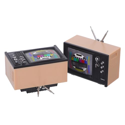 Toyvian Maßstab Realistische Puppenhausmöbel DIY Mini Tv Modell für Kleine Puppenhäuser Detailgetreues Zubehör für Vielfältige Dekorationen Toyvian Maßstab Realistische Puppenhausmöbel DIY Mini Tv Modell für Kleine Puppenhäuser Detailgetreues Zubehör für Vielfältige Dekorationen von Toyvian