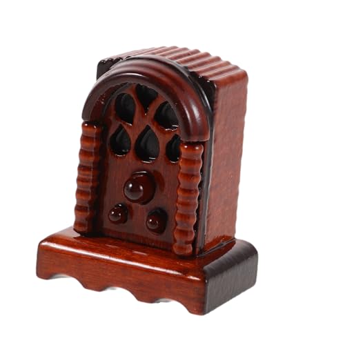 Toyvian Maßstab Retro Holzspielzeug Vintage Puppenhaus Möbel Zubehör für Dekoration Sammler von Toyvian