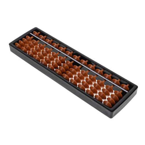 Toyvian Mathe-abakus Studenten Buchhaltung Abakus Tragbarer Abakus Lernen Abakus Zählen Abakus Für Abakus Für Erwachsene Vintage Abakus Perlen Abakus Abs-Kunststoff Brown von Toyvian