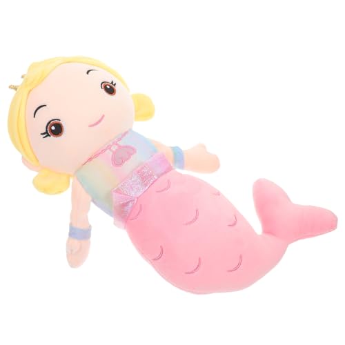 Toyvian Meerjungfrau Puppe Mädchenspielzeug Kinderspielzeug Mädchenspielzeug Gefüllte Meerjungfrau Plüschpuppe Kinderplüschtier Plüschspielzeug Meerjungfrau von Toyvian