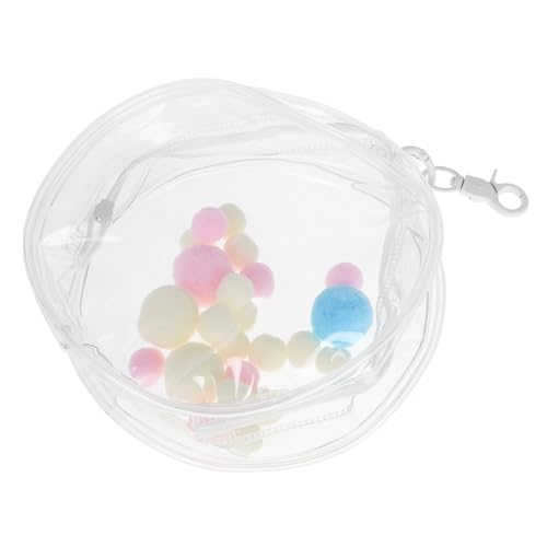 Toyvian Mini Aufbewahrungstasche Mit Reißverschluss Klarsichtbeutel Für Schlüsselanhänger Rucksack Charms Und Figurensammler Schutzbeutel Für Stoffpuppen von Toyvian