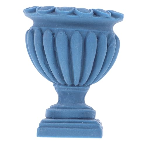 Toyvian Mini Blumentopf Mit Römischer Säule Klein Winzig Für Die Gartenarbeit Miniatur Süße Pflanze Kunstpflanze Für Den Innenbereich Topf Puppenhaus Dekorative Dekoration Mini von Toyvian