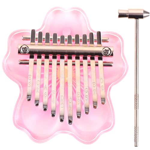 Toyvian Mini Daumenklavier Tasten Kalimba Acryl Daumenklavier Für Anfänger Leicht Zu Erlernen Mit Buntem Kirschblüten Design Für Musikliebhaber Toyvian Mini Daumenklavier Tasten Kalimba Acryl Daumenklavier Für Anfänger Leicht Zu Erlernen Mit Buntem Kirschblüten Design Für Musikliebhaber von Toyvian
