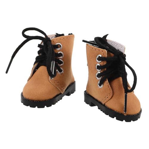 Toyvian Mini Doll Boots Bjd Puppenschuhe Simulation Stylische Tiny Boots für Sammler Puppenhaus und Kreative Display Toyvian Mini Doll Boots Bjd Puppenschuhe Simulation Stylische Tiny Boots für Sammler Puppenhaus und Kreative Display von Toyvian