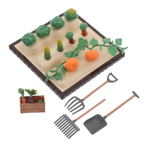 Toyvian Miniatur-gemüsefarm-Set Mini-gartengeräte Schaufel Und Rechen Perfekt Für Kinder Zum Spielen Im Garten Toyvian Miniatur-gemüsefarm-Set Mini-gartengeräte Schaufel Und Rechen Perfekt Für Kinder Zum Spielen Im Garten von Toyvian