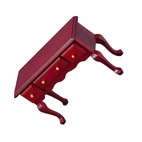 Toyvian Mini-Heimmodell Bookshelf Bookstand Modellbau Tables schulbuchständer tischhussen Schreibtisch für Fotografie-Requisiten möbel Modell Puppenhausmöbel aus Holz hölzern rot Toyvian Mini-Heimmodell Bookshelf Bookstand Modellbau Tables schulbuchständer tischhussen Schreibtisch für Fotografie-Requisiten möbel Modell Puppenhausmöbel aus Holz hölzern rot von Toyvian